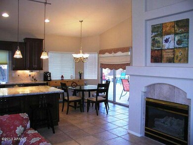 BREAKFAST NOOK AND FIREPLACE