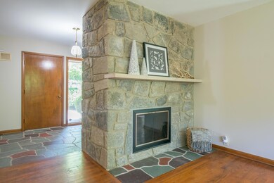 Stone Fireplace