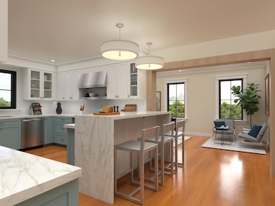 Kitchen into Dining Room