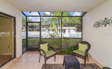 Back Porch with view of Pool