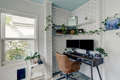 This corner nook is the perfect place to set up yo