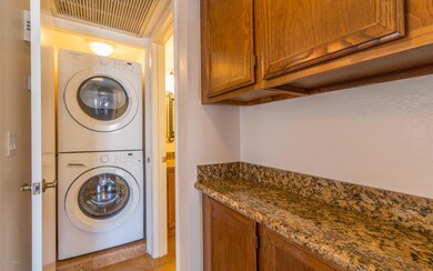 Hallway storage and laundry