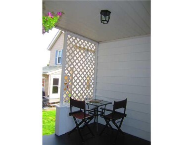 Exterior Back. Nice back porch!