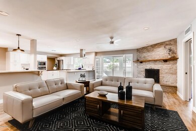 Family Room and Fireplace