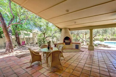 Back spacious Patio with BBQ