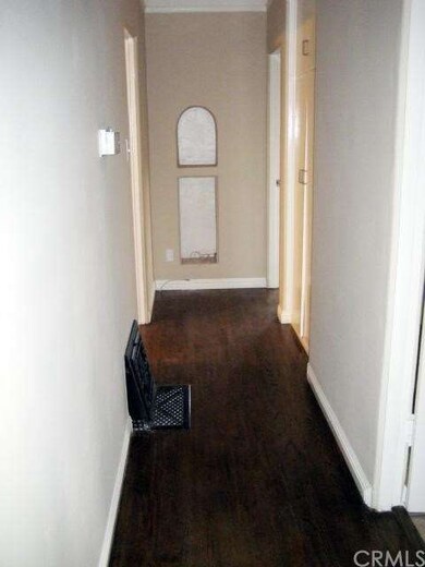 Hall way with storage nooks.