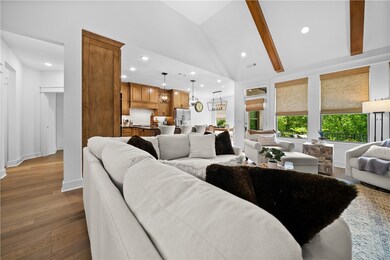 Living Room and Kitchen Open to One Another