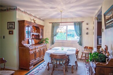 Dining room with hardwood floors