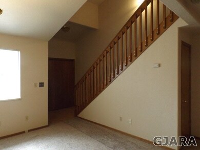 Entry and stairs leading to the private 2nd bedroo