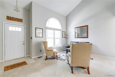 Entrance and living room