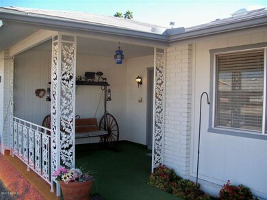 A welcoming front porch