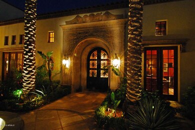Evening Front Door