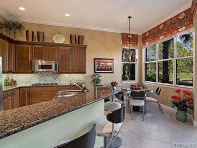 Kitchen Overlooks the Breakfast Nook