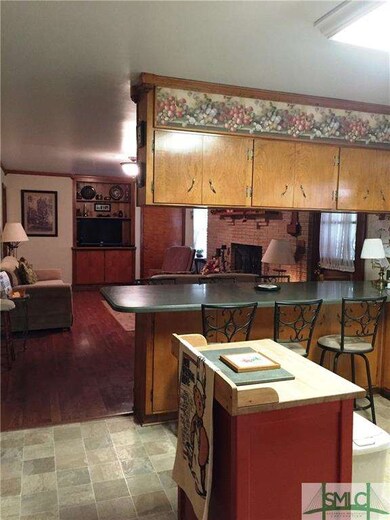 Kitchen open to family room