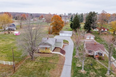 Aerial view of property and surrounding area