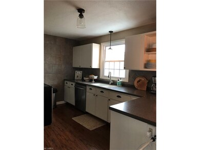 Plenty of counter space for cooking and cabinets f