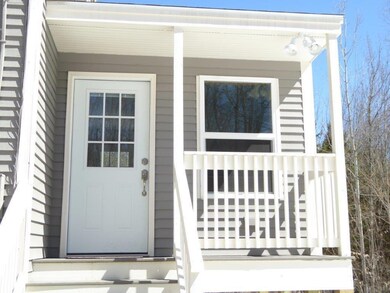 New mud room addition with porch