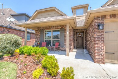 Greet your guest from the covered front porch.