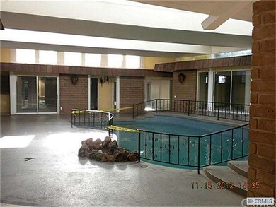 Courtyard with pool