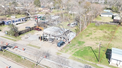 Commercial property on the left.