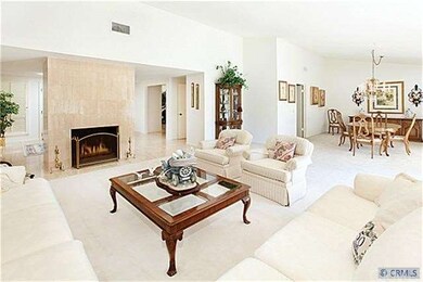 Living room, 20' x 16' and dining room of 13' x 12