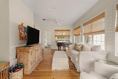 The sunroom is a wonderful bonus living space just