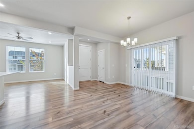 Living Room with Entry and Dining Room