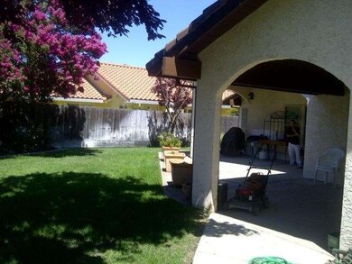 View of both patios
