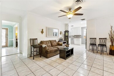 The den or family room is large enough to do your