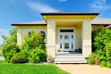 Landscaped Entrance