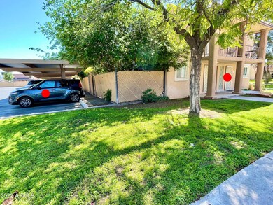 Red parking space to front door