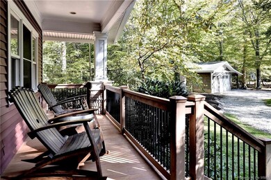 Relax on your beautiful front porch.