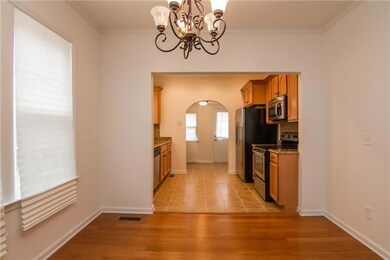 Dining area, wood floors, step off into kitchen  Nashville, TN 37206