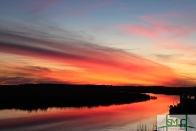 Beautiful evening sky from your townhouse