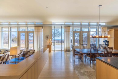Dining room with view