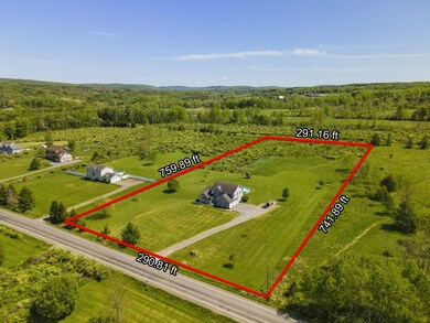 Large 5 acre lot with trails leading to the finger