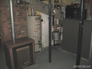 Space heater in basement.