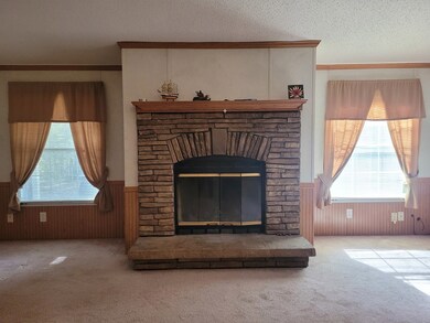 WOOD BURNING FIREPLACE