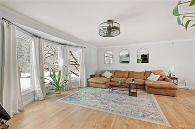 Lots of natural light in living room