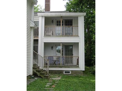 Exterior Back. Private porch off the...