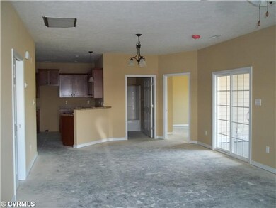 Living Room - This home has 9' ceilings and recess