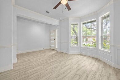 Unfurnished room featuring crown molding, a ceili