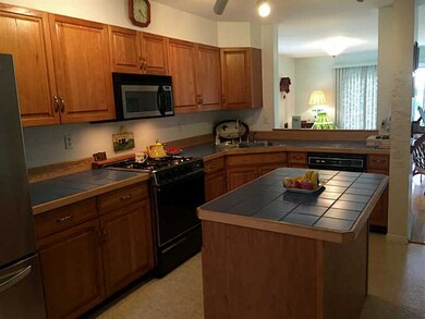 Kitchen. OPENING TO LIVING/DINING ROOM,  GREAT ISL