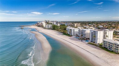 Aerial view of expansive coastline