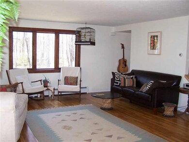 Living Room. Living room with wood...