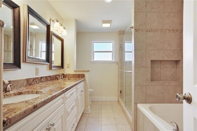 Primary Bedroom bath is a wonderful retreat. There