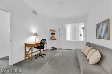 View of carpeted office