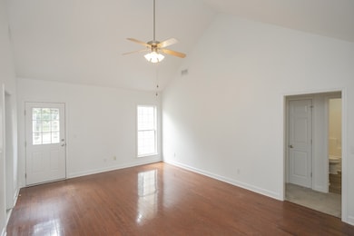 Large sun-filled living rom.