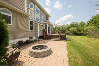 Private deck & patio with fire pit & a peaceful vi