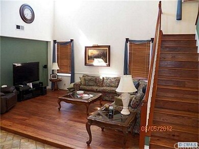 Living room and stairs